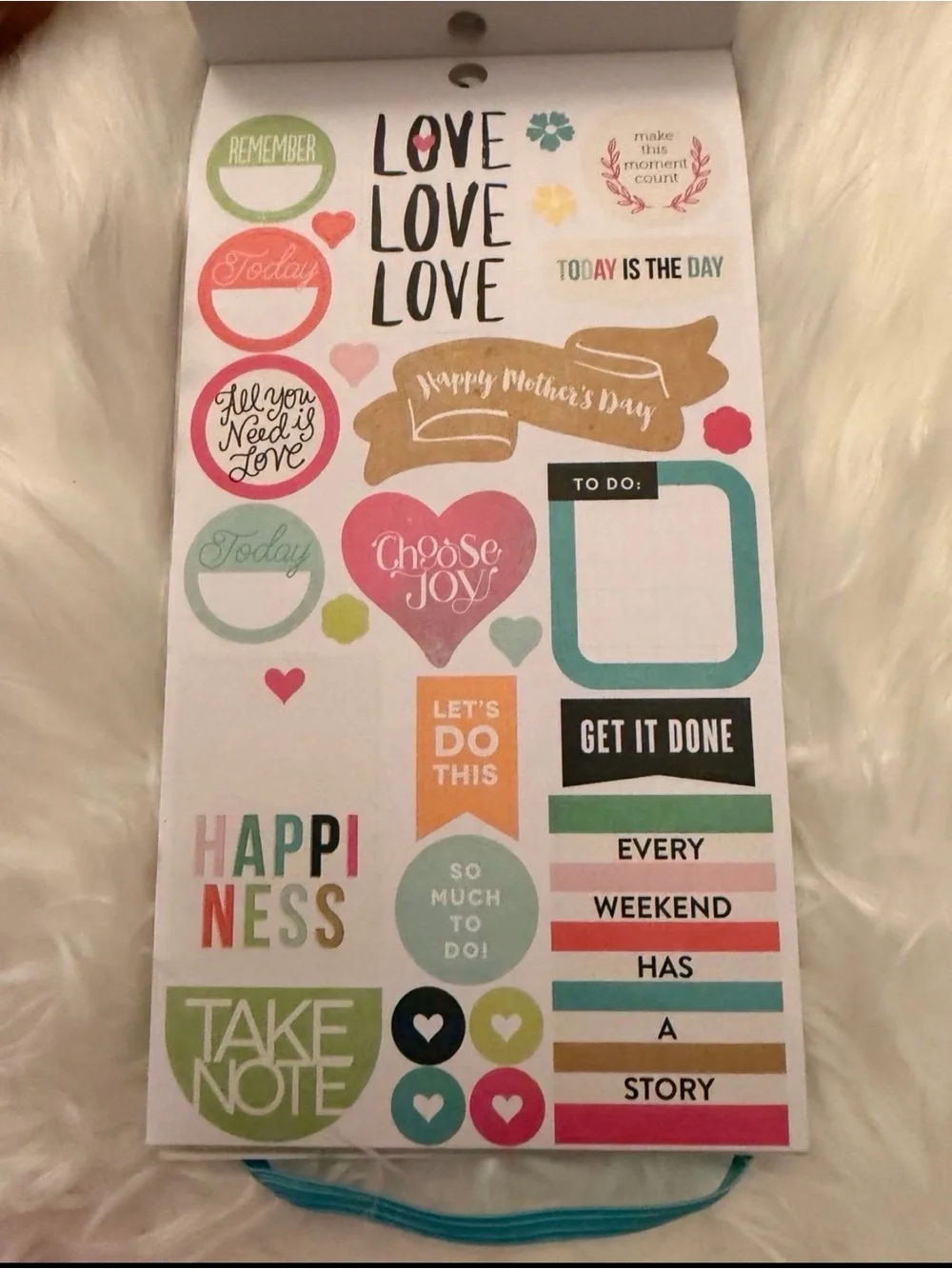The Happy Planner “Seasonal” Sticker Book- Red, Green, Blue
